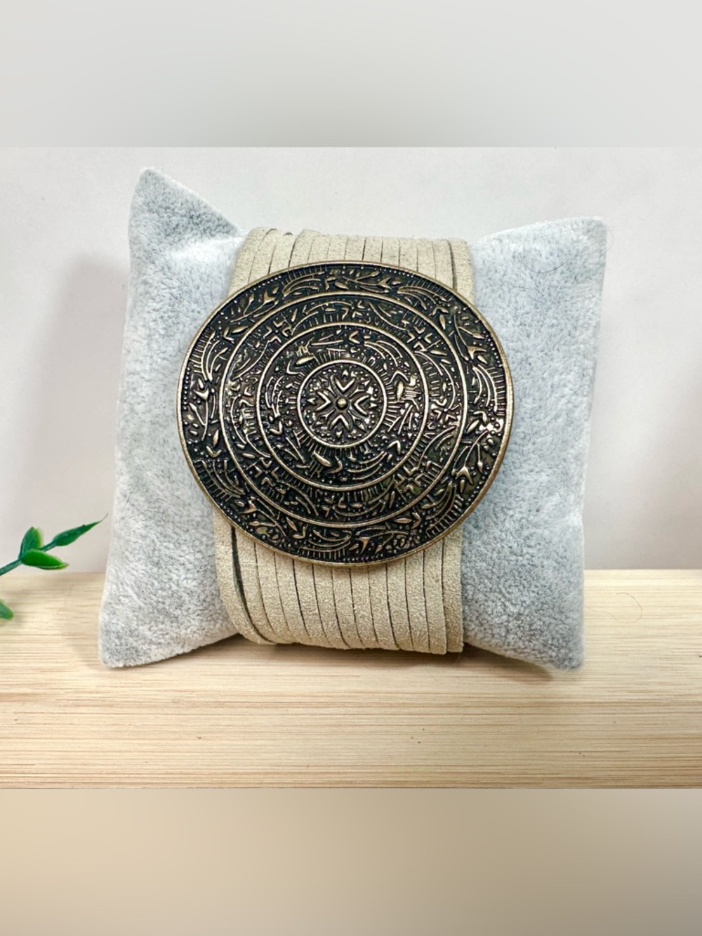 🤎Bronze Medallion Wrap Bracelet